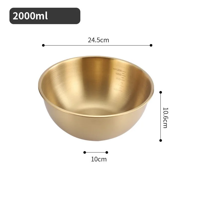 3-Piece Stainless Steel Mixing Bowl Set – Durable, Versatile & Nesting Design