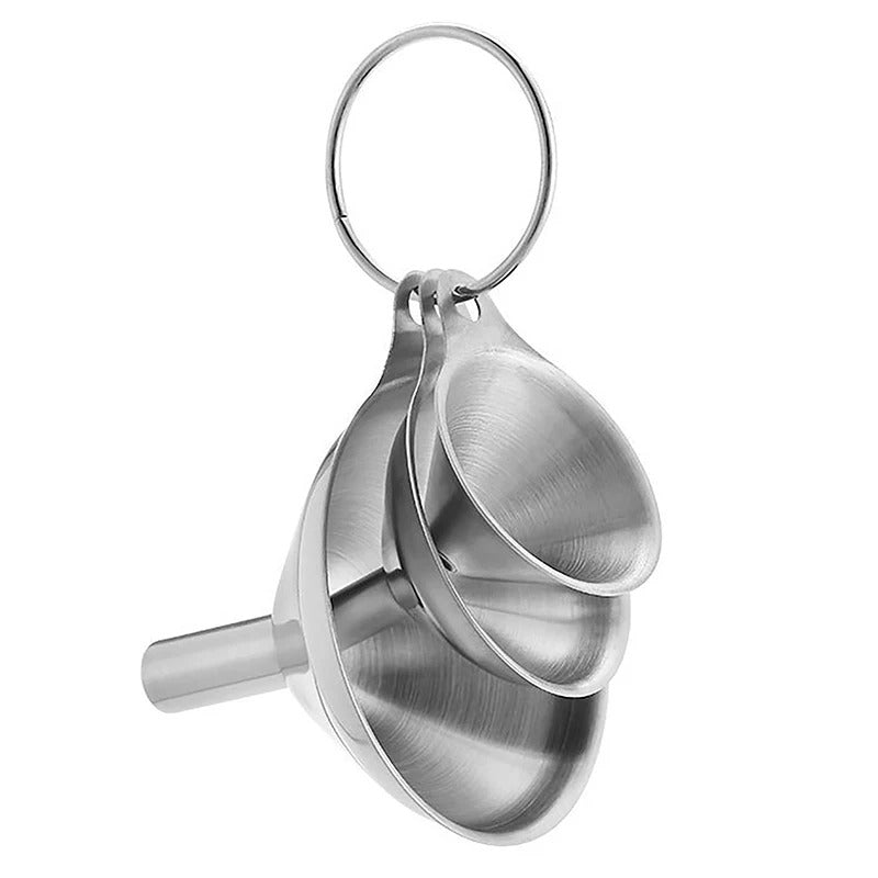 3-Piece Stainless Steel Funnel Set