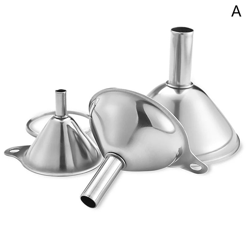 3-Piece Stainless Steel Funnel Set