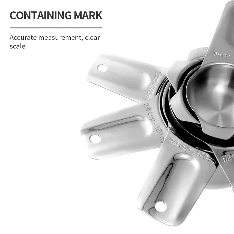 Premium Stainless Steel Measuring Cups and Spoons Set