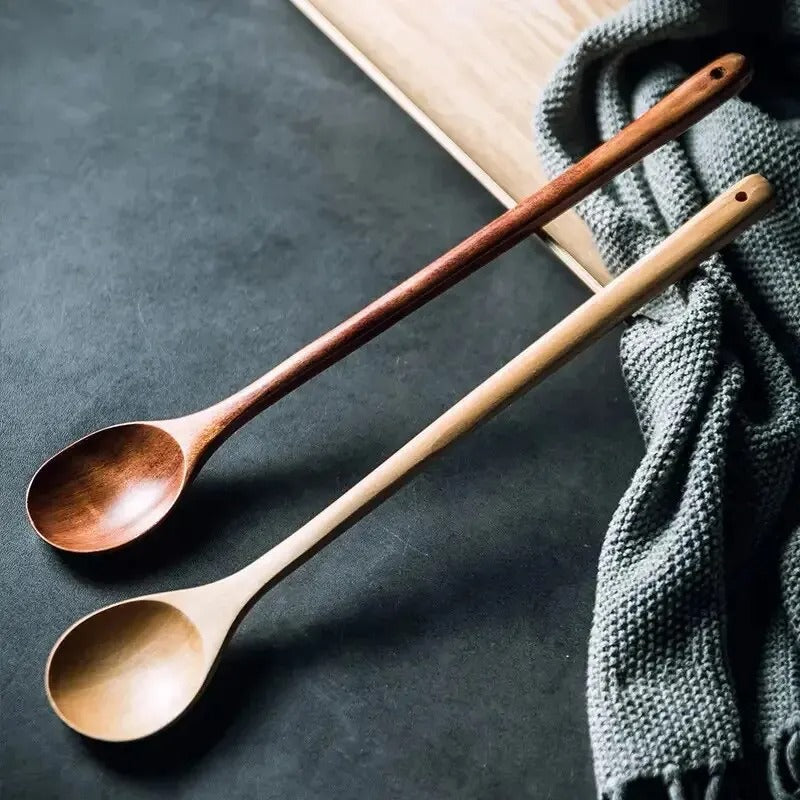 WillowJax Long Wooden Stirring Spoon