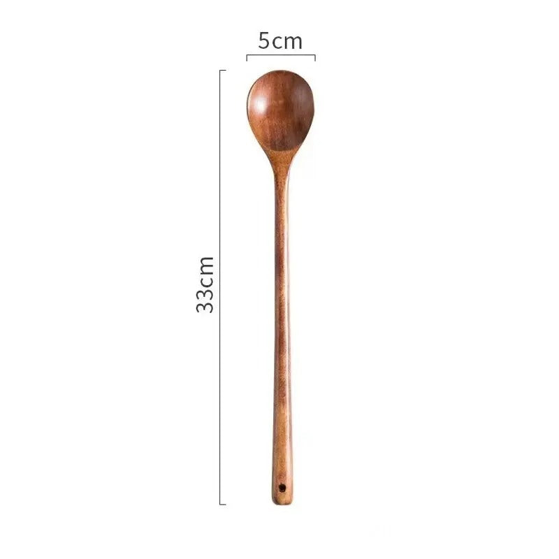 WillowJax Long Wooden Stirring Spoon