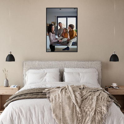 Premium Matte Paper Photo Print - With Wooden Frame - Portrait