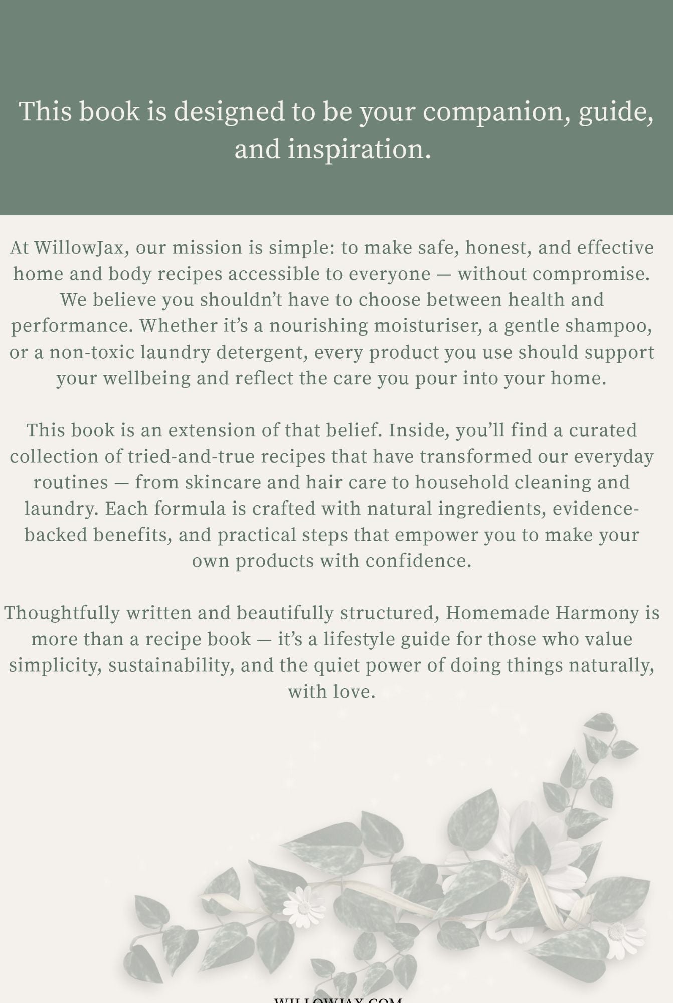 Homemade Harmony: 80 Natural Recipes for Body & Home | DIY Skincare & Cleaning