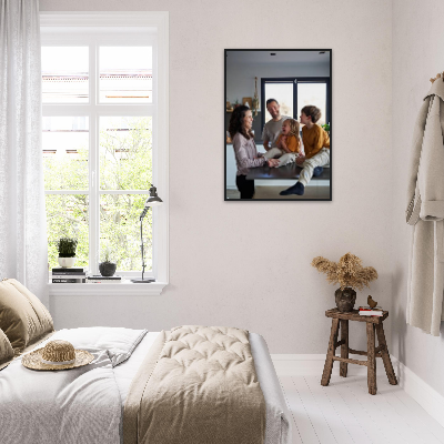 Premium Matte Paper Photo Print - With Wooden Frame - Portrait