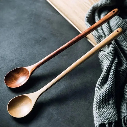 WillowJax Long Wooden Stirring Spoon