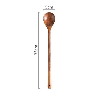 WillowJax Long Wooden Stirring Spoon